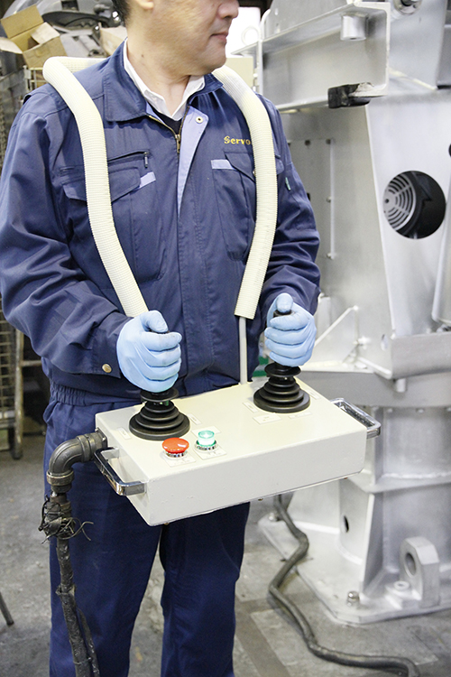 肩掛け操作ボックス