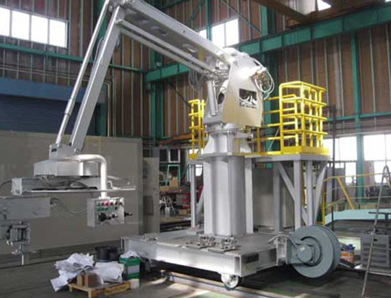 ポーラスプラグ・上ノズル挿入装置