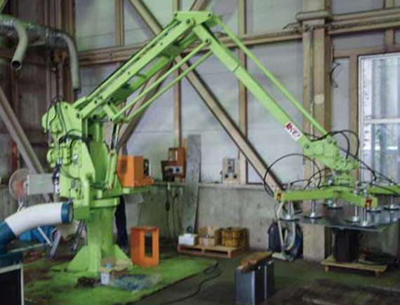 先端エアパッド式サーボアーム